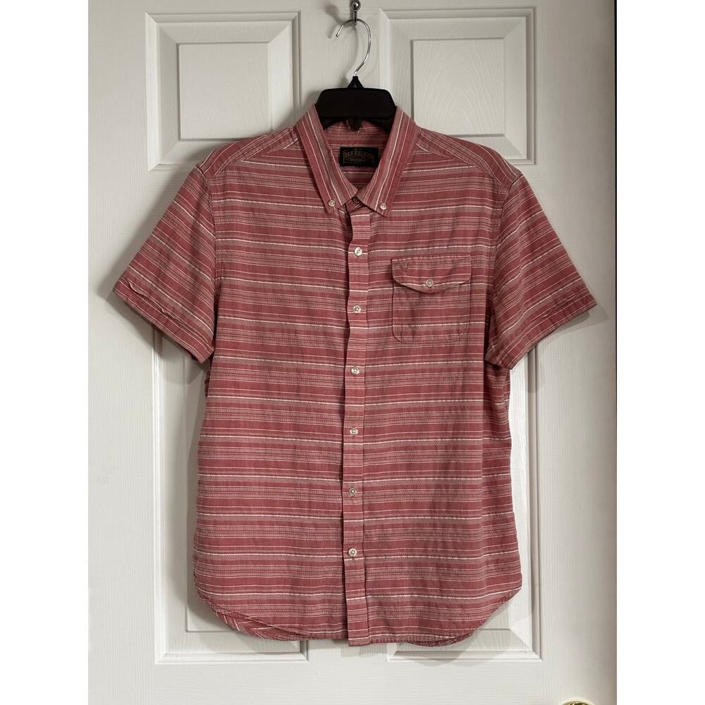 True Religion Sz S-M Button Up Retro Style Western Boho Festival Shirt